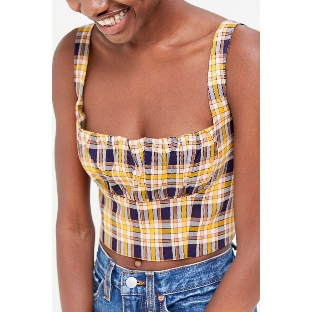 Capulet Chiara Ruched Crop Tank Top NWOT - Picture 3 of 14